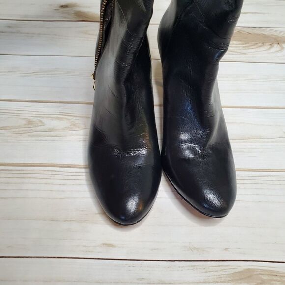 NINE WEST tall black boots size 6.5 - Picture 4 of 5
